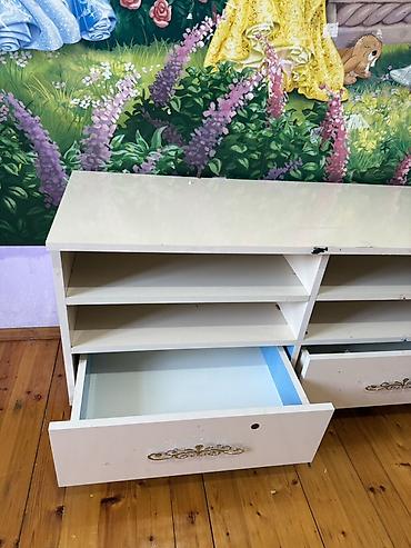 Ağ rəngli TV tumba/komod - Material: laminat/MDF tipli ağ örtüklü lalafo.az -da — 2 Ağ rəngli TV tumba/komod - Material: laminat/MDF tipli ağ örtüklü — 2