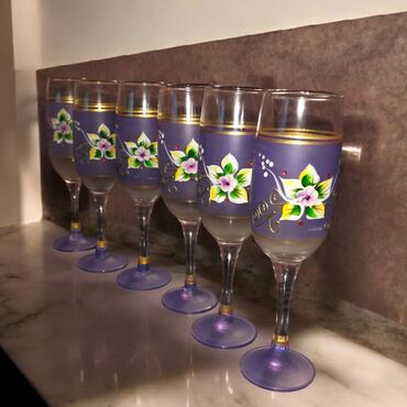 пс 3 слим купить: Бокалы, цвет - Фиолетовый, Хрусталь, Набор из 6 шт.