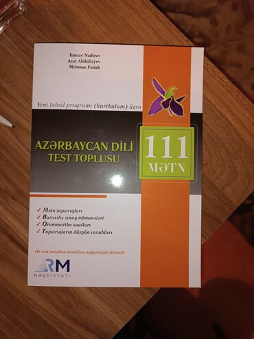 Kitablar, jurnallar, CD, DVD: 111 mətn Azərbaycan dili yeni kitab RM nəşriyyat