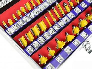 Glodala: Komplet glodala za ručni glodač – 35 delova u koferu - Širok spektar — 5