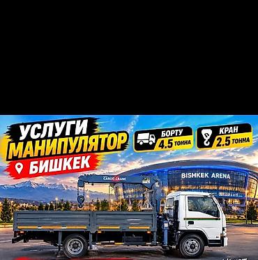 Услуги манипулятора — Бишкек - Борт: грузоподъёмность до 4.5 тонны -