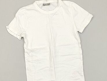 biała koszulka polo chłopięca: Koszulka, Destination, 10 lat, 134-140 cm, stan - Dobry