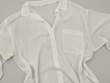 białe obcisła bluzki z długim rękawem: Сорочка жіноча, M, стан - Дуже гарний