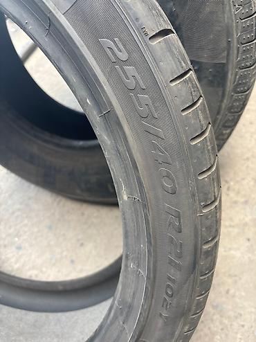 Шины: Шины 255 / 40 / R 21, Лето, Б/у, Комплект, Германия, Pirelli — 8