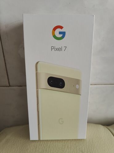 Мобильные телефоны и аксессуары: Google Pixel 7 | Новый | 128 ГБ | цвет - Желтый | Кабель, Коробка | С документами | Отпечаток пальца