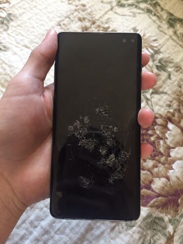 ремонт экрана телефона бишкек: Samsung Galaxy S10 Plus, Б/у, 128 ГБ, цвет - Черный, 2 SIM