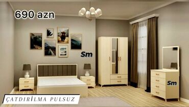 *Yataq otağı dəsti*. Sifarişlə hazırlanır *qiymət 650 azn* Rəng