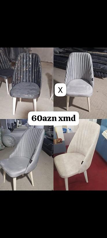 stol sekilleri: Yemək otağı üçün müasir stullar - Model: Yumşaq oturacaq və bel — 1