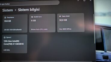 Lenovo: CPU: Intel i7-13650HX 2.6G RAM: 32GB Storage: 1TB SSD GPU: RTX4050 -da lalafo.az — 5 Lenovo: CPU: Intel i7-13650HX 2.6G RAM: 32GB Storage: 1TB SSD GPU: RTX4050 — 5