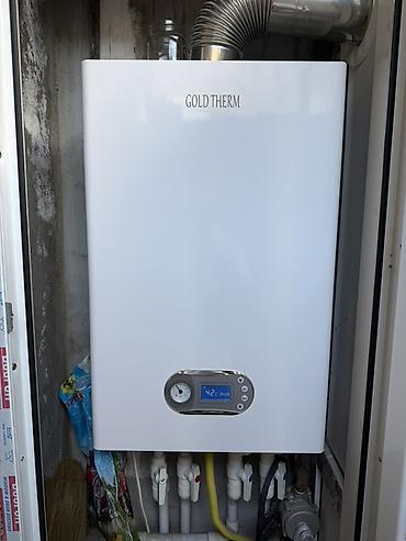 Gold Therm qaz kombi sistemi - Divardan asılan qazla işləyən kombi -