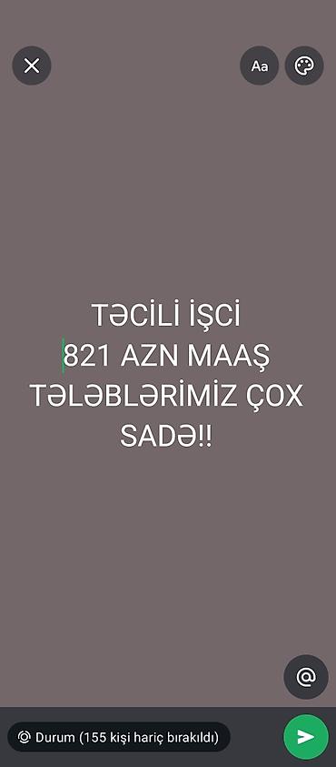 Mühafizə, təhlükəsizlik: Bakıda Mühafizə tələb olunur.Ətrafli məlumat üçün whatsapp da yaz bos — 1