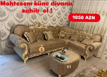 Masa və oturacaq dəstləri: Künc divan, Yeni