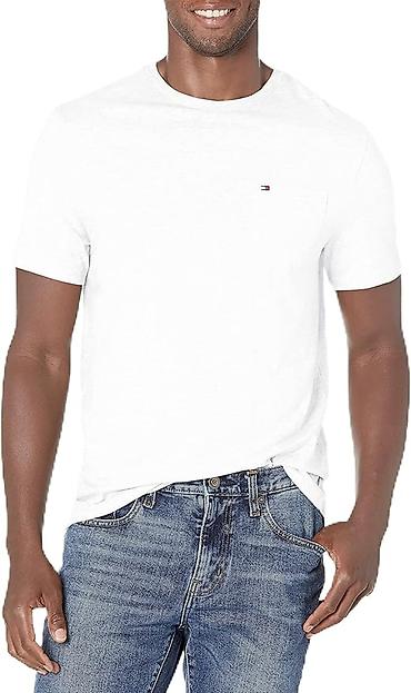 Kişi geyimləri: Futbolka, Tommy Hilfiger, M, rəng - Ağ — 2