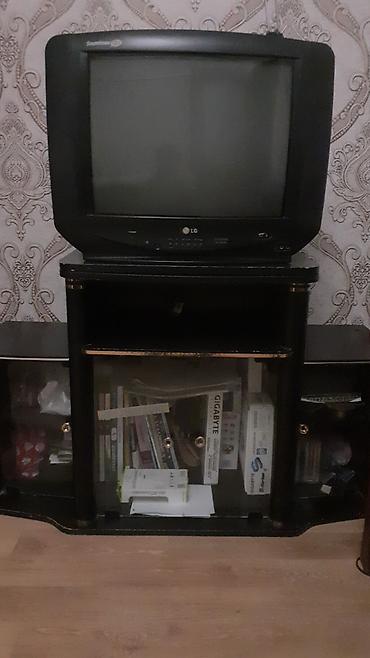 qulaqciq ucuz: LG Soundmax CRT televizor və TV stendi - Marka/model: LG Soundmax CRT — 1