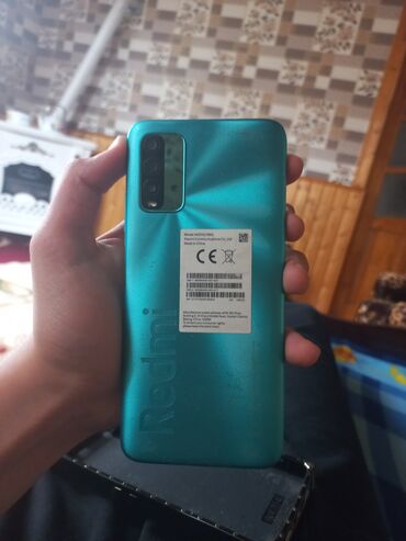 Xiaomi: Xiaomi Redmi 9T, 128 GB, rəng - Göy, 
 Barmaq izi