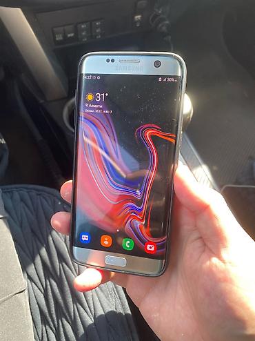 Техника и электроника: Samsung Galaxy S7 edge Duos (две SIM) - Серебристый корпус со — 5