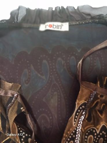 Haljine: Ženska haljina bez rukava, A-kroja. Crno-beli žakard/deblji tekstil sa — 30