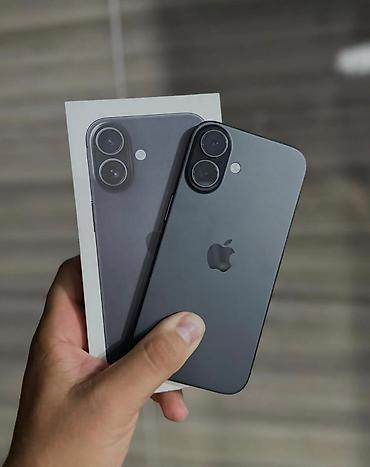 11mini iphone: IPhone 16, 128 GB, Qara, Zəmanət, Simsiz şarj, Face ID — 1
