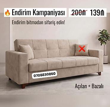 parça dolab: Divan-kravat, Yeni, Açılan, Bazalı, Parça, Ödənişli çatdırılma — 1