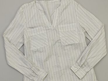 białe bluzki w prążki: Koszula Damska, M, stan - Dobry