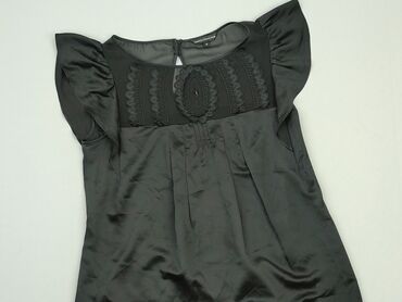 czarne eleganckie bluzki plus size: Bluzka Damska, L, stan - Bardzo dobry