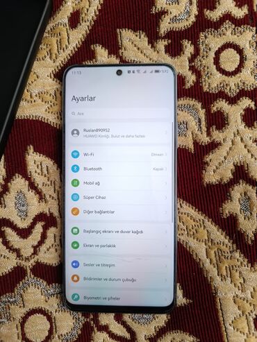 huawei qiymeti: Huawei Nova Y90, 128 ГБ, цвет - Синий, Сенсорный