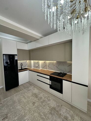 квартира с панорамными окнами: 1 комната, 56 м², Элитка, 15 этаж, Дизайнерский ремонт