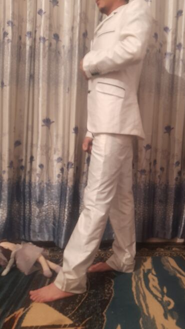 костюм шым мужской бишкек: Костюм 3XL (EU 46), цвет - Белый