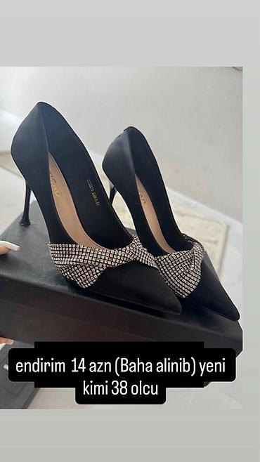 venostop gel qiyməti: Qadın ayaqqabıları kolleksiyası - Qara stiletto: incə burunlu, hündür — 1