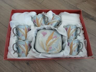 zerif cay: Çay dəsti, rəng - Mavi, Keramika