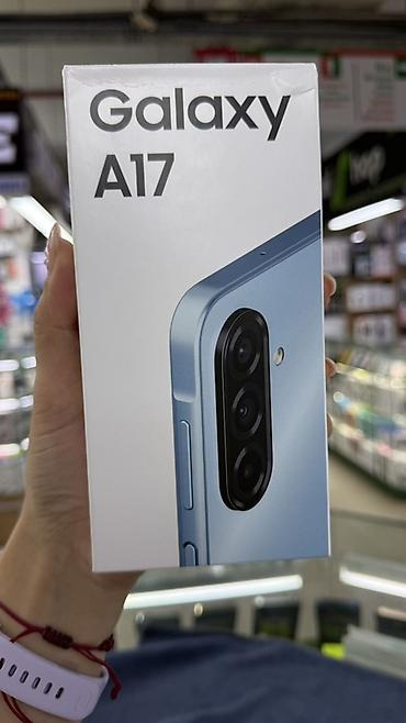 a17: Samsung Galaxy A17 (модель SM-A175F/DS), цвет Light Blue. Ключевые — 1