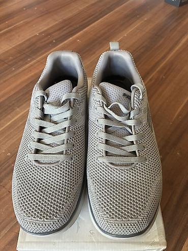 crocs lite ride: Мужские кроссовки, 42, Skechers, Б/у, цвет - Серый — 1