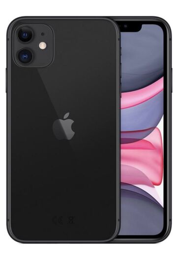 айфо 11: IPhone 11, Б/у, 128 ГБ, Jet Black, 94 %