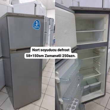 defrost soyuducu: Б/у Холодильник Nord, De frost, Двухкамерный, цвет - Серый
