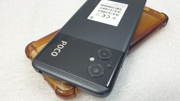 чехол poco m5: Poco M5, Колдонулган, 128 ГБ, түсү - Кара, 2 SIM