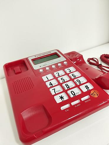 Стационарные телефоны: Stasoinar telefon "Pashaphone 8001" Qeyd:rəngi qırmızıdır . ✅✅ MAĞAZA — 9