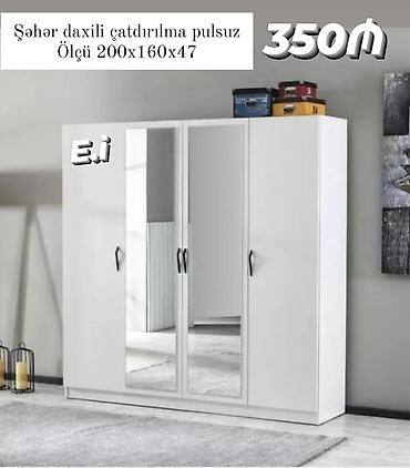 pufikler qiymeti: 4 qapılı dolab Yep yeni 350 azn rəng seçimi var çatdırılma var — 1