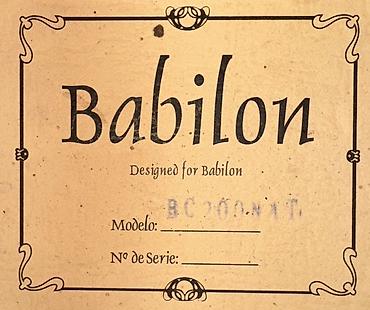 музыкальный мобиль: Классическая гитара Babilon - Тип: классическая (нилоновые струны — 7