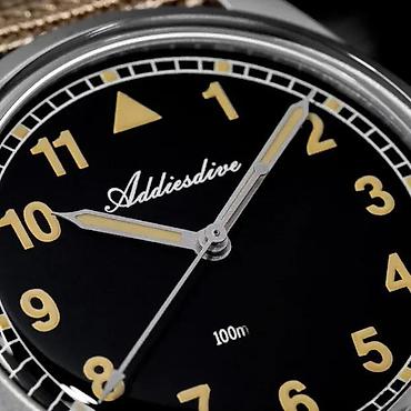Ručni satovi: Addiesdive ad2079 - 36mm - crna / bez potpuno nov muški sat — 3