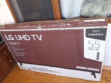 led tv: Yeni Televizor LG Led 55" UHD (3840x2160), Ünvandan götürmə