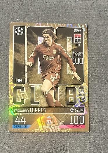 champ: Topps Match Attax “100 Club Legend” kolleksiya kartı — Fernando Torres — 1