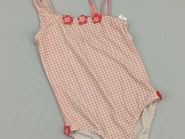 koszula w krate krotki rekaw: Суцільний купальник, 8 р., 122-128 см, стан - Ідеальний
