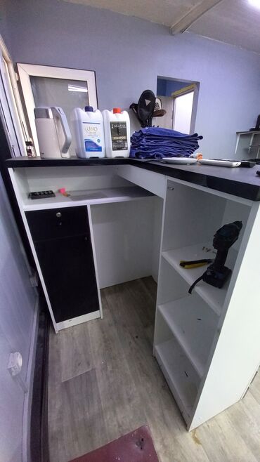 мебель офисный: Комплект офисной мебели, Кресло, Металл, цвет - Черный