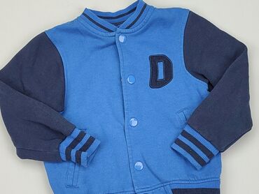 niebieski sweterek rozpinany: Bluza, Lupilu, 2-3 lat, 92-98 cm, stan - Dobry