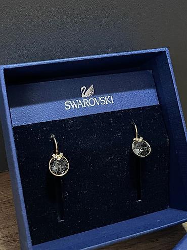 Aksesuarlar: Swarovski "Bella V Drop" Sırqalar Dizayn: Dairəvi kəsimli iri boz — 2