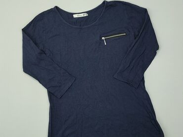 Moda: Bluza L (EU 40), stan - Bardzo dobry, wzór - Jednolity kolor, kolor - Niebieski