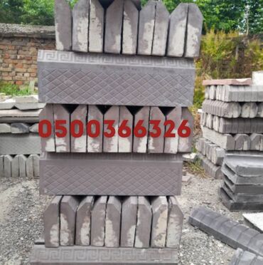 Дорожные бордюры: Дорожный бордюр, Прессованный, Бетонный, Новый — 11