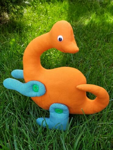 handmade картина: Игрушка Динозаврик (handmade) Продается новая мягкая игрушка ручной