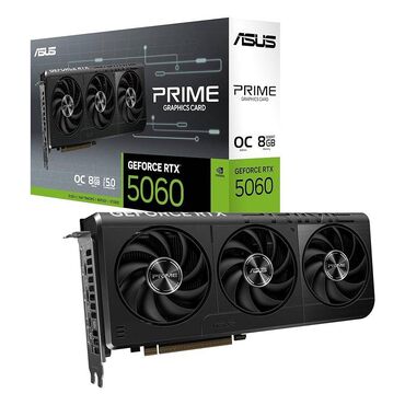Материнские платы: Видеокарта Asus GeForce RTX 5060, 8 ГБ, Новый