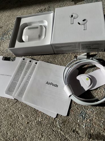 наушники эпл бишкек: Продам свой Airpods 3 full Премиальный как оригинал, версия новинка